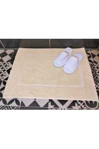 Hotelová kúpeľňová predložka 750 gr/m2 krémová 100% bavlna Obrázok pre Hotelová kúpeľňová predložka 750 gr/m2 krémová 100% bavlna