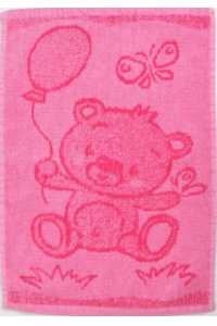 Detský froté uterák 100 % bavlna, 400 g/m2 - RUŽOVÝ MEDVEDÍK Obrázok pre Detský froté uterák 100 % bavlna, 400 g/m2 - RUŽOVÝ MEDVEDÍK
