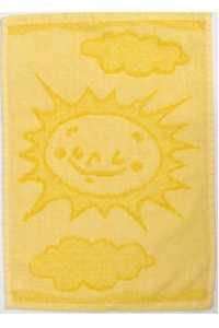 Detský froté uterák 100 % bavlna, 400 g/m2 - ŽLTÉ SLNIEČKO Obrázok pre Detský froté uterák 100 % bavlna, 400 g/m2 - ŽLTÉ SLNIEČKO
