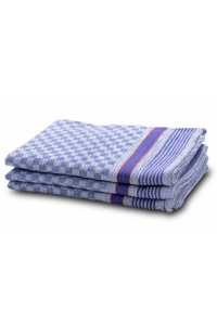 Pracovný krepový uterák TOM 200g/m2, 100% bavlna - MODRÉ KOCKY Obrázok pre Pracovný krepový uterák TOM 200g/m2, 100% bavlna - MODRÉ KOCKY