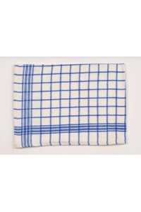 Kuchynská utierka MONA 220g/m2, 100% bavlna - MODRÁ - MRIEŽKY Obrázok pre Kuchynská utierka MONA 220g/m2, 100% bavlna - MODRÁ - MRIEŽKY