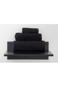 Hotelový uterák, osuška 500 g/m2 COMFORT čierny 100% bavlna Obrázok pre Hotelový uterák, osuška 500 g/m2 COMFORT čierny 100% bavlna